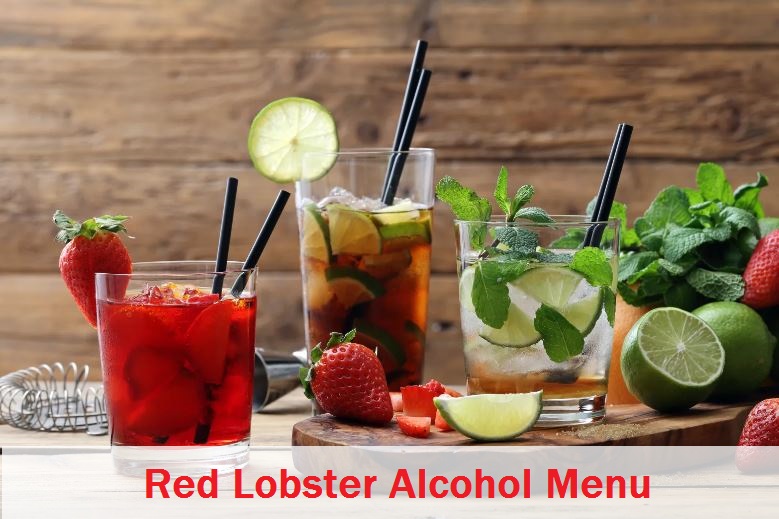Red Lobster Alcohol Menu